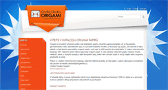 Desktop Screenshot of obchod.origamido.cz
