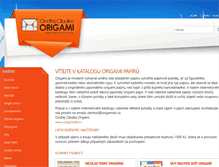 Tablet Screenshot of obchod.origamido.cz